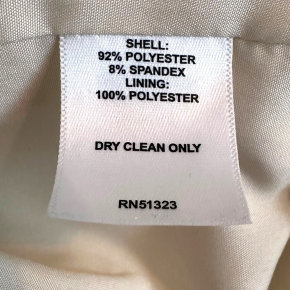 HALOGEN Womens Plus Patch Pocket Cropped Boxy Fit Jacket Ivory Size XXL - Picture 9 of 13